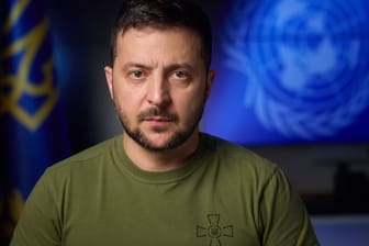 Wolodymyr Selenskyj (Archivbild): Er hat mehrere Auftritte bei der UN-Generalvollversammlung.