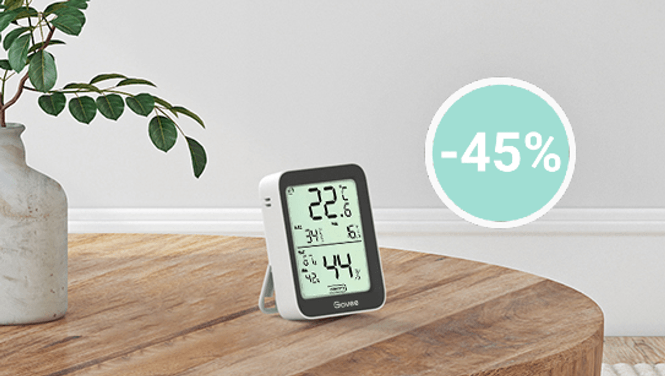 Das vielseitige Thermometer von Govee ist bei Amazon mit hohem Rabatt im Angebot.
