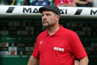 FC-Trainer Steffen Baumgart in Bremen: Nach der Niederlage bei Werder Bremen steck der FC in der Krise.