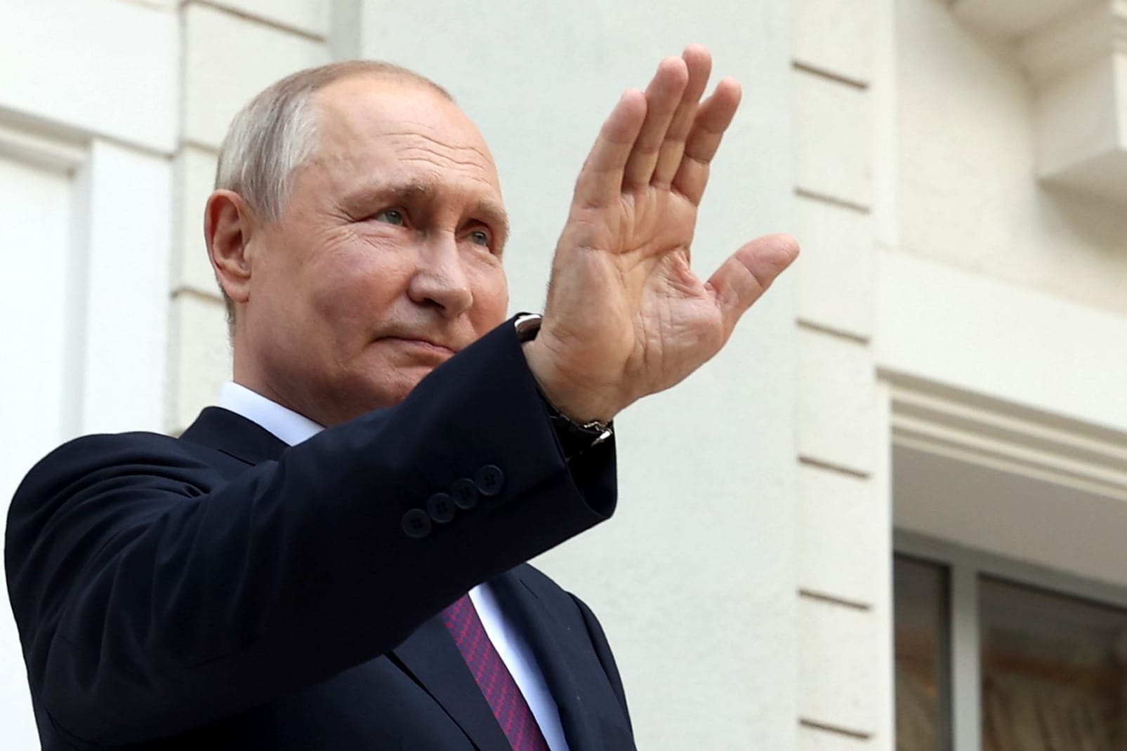Der russische Diktator Wladimir Putin empfängt den türkischen Präsidenten in Sotschi.