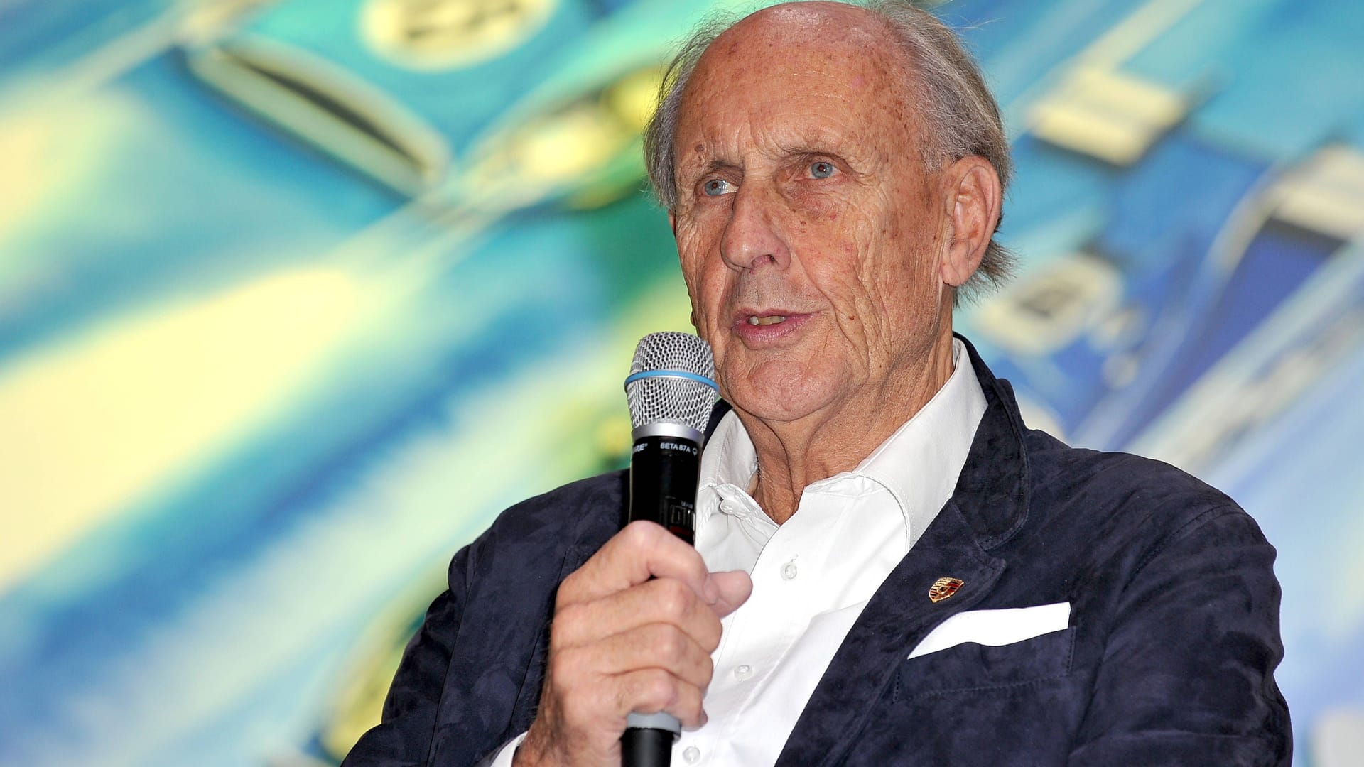 Einhundert Jahre 24h von Le Mans: Hans-Joachim Stuck bei einer Sonderausstellung (Archivbild).