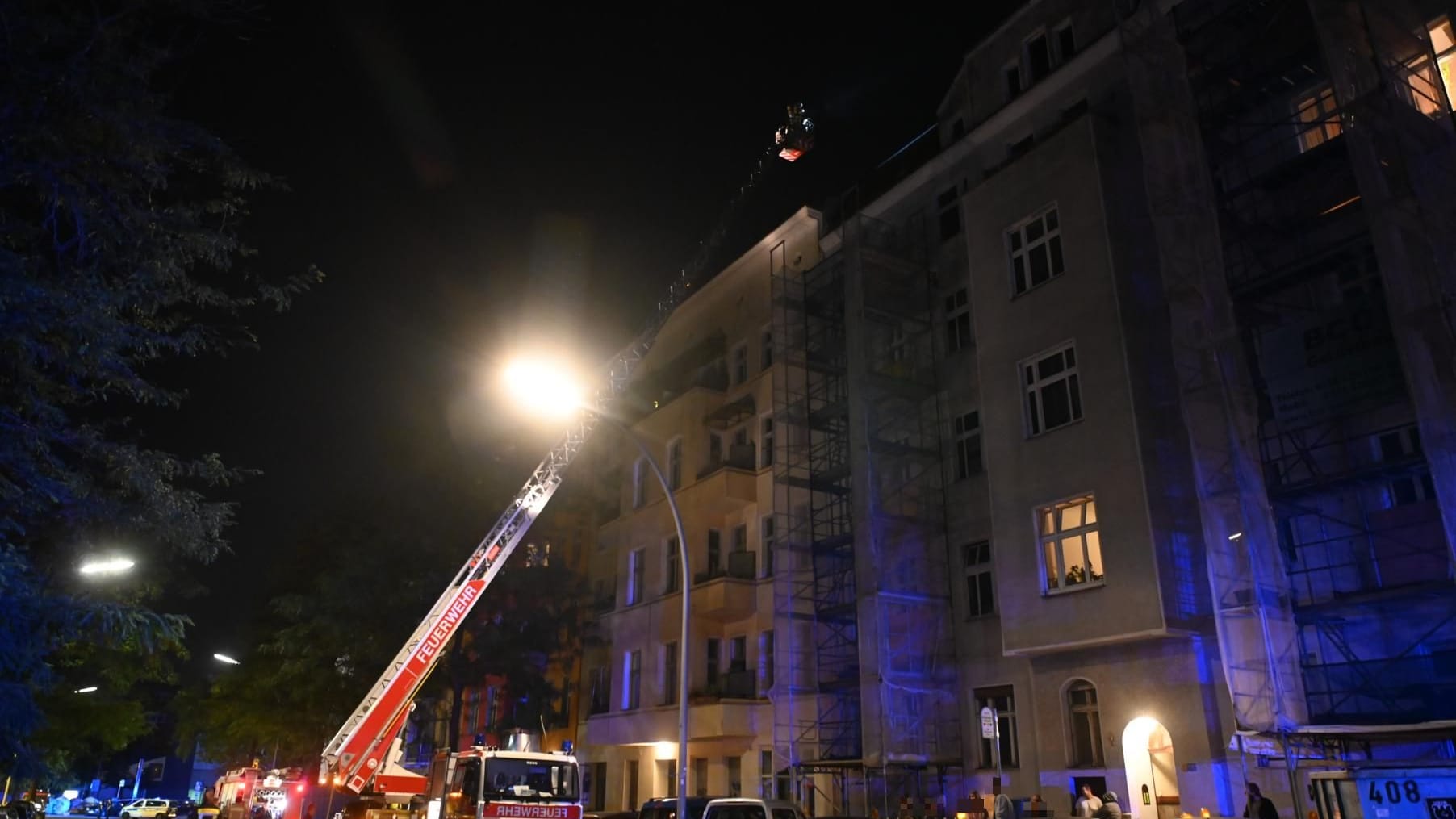 In Berlin-Kreuzberg kam es am Sonntag zu einem Wohnungsbrand.