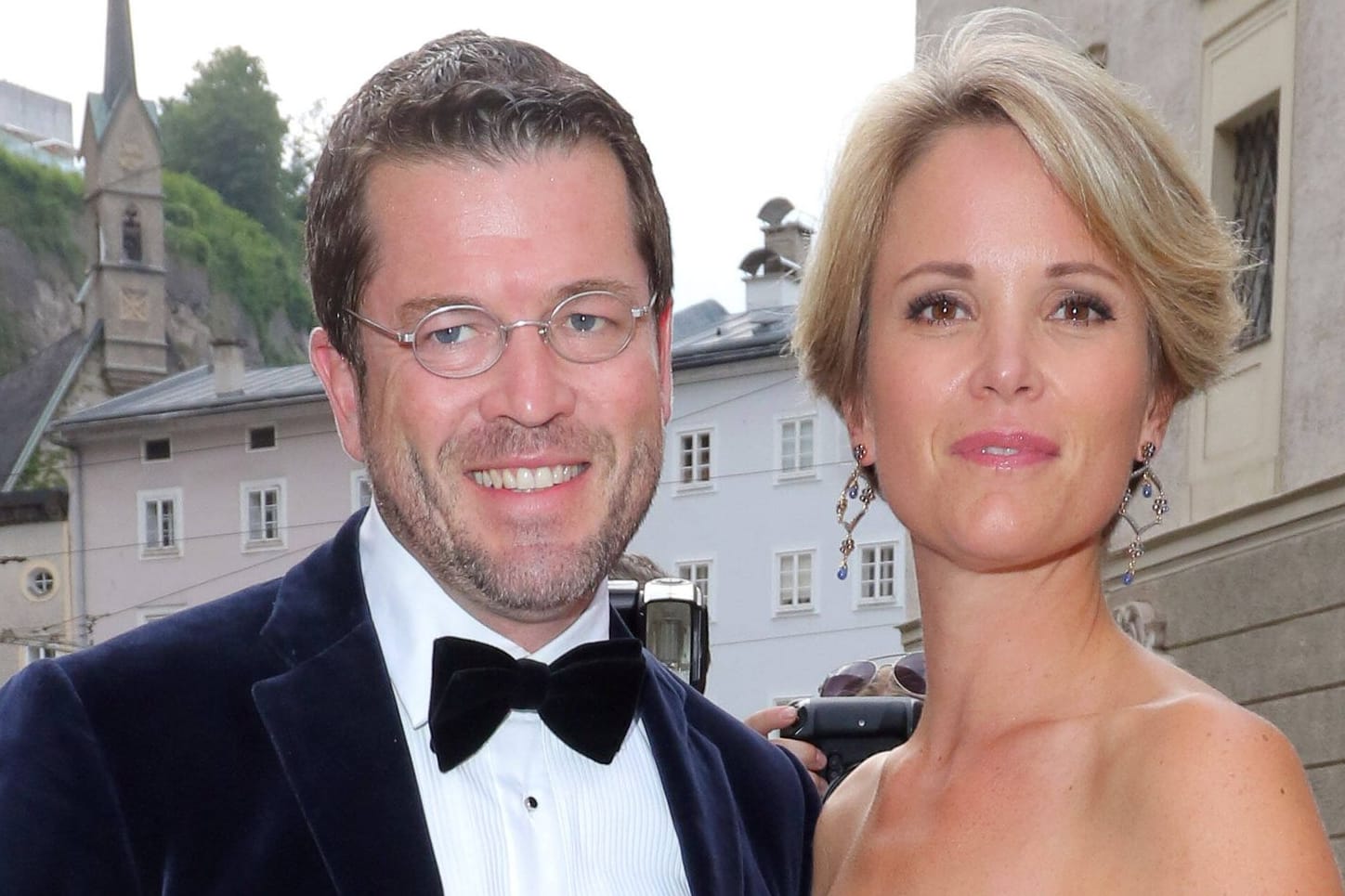 Karl-Theodor und Stephanie zu Guttenberg heirateten 2000.