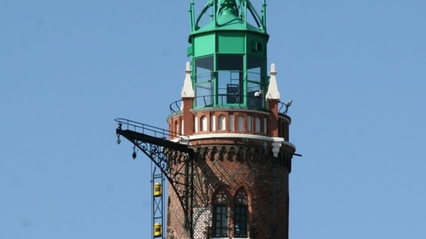 Der Simon-Loschen-Leuchtturm wurde 1854 gebaut und gilt als der älteste Festlandleuchtturm an der Nordsee.