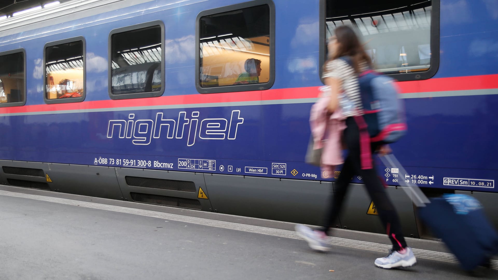 Nachtzug der ÖBB: Künftig sollen noch mehr Nachtzüge Österreichischen Bundesbahnen grenzübergreifend verkehren.