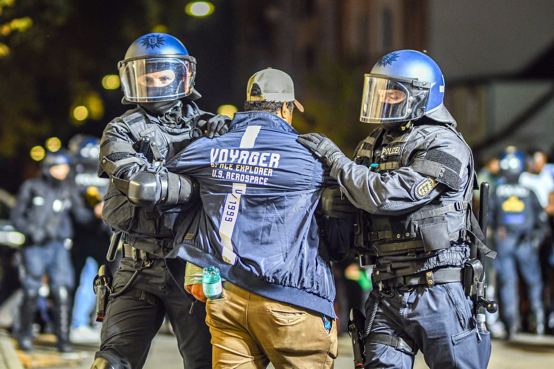 Der Polizeieinsatz am letzten Samstag (Archivbild): Ein geplantes Eritreer-Treffen in Stuttgart findet nicht statt.