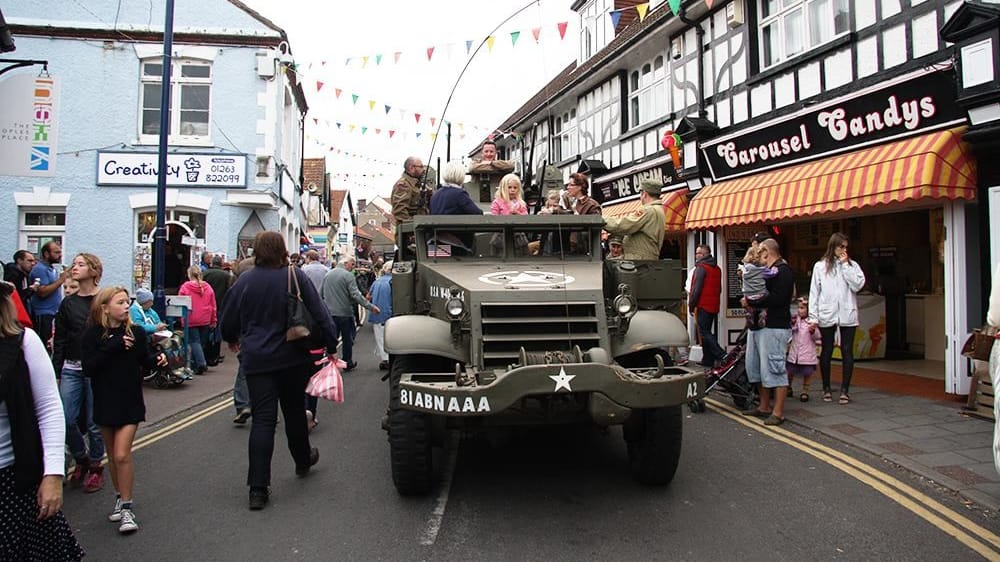 Festival in Sheringham (Archivbild): Auf dem Festival trugen Männer eine SS-Uniform.