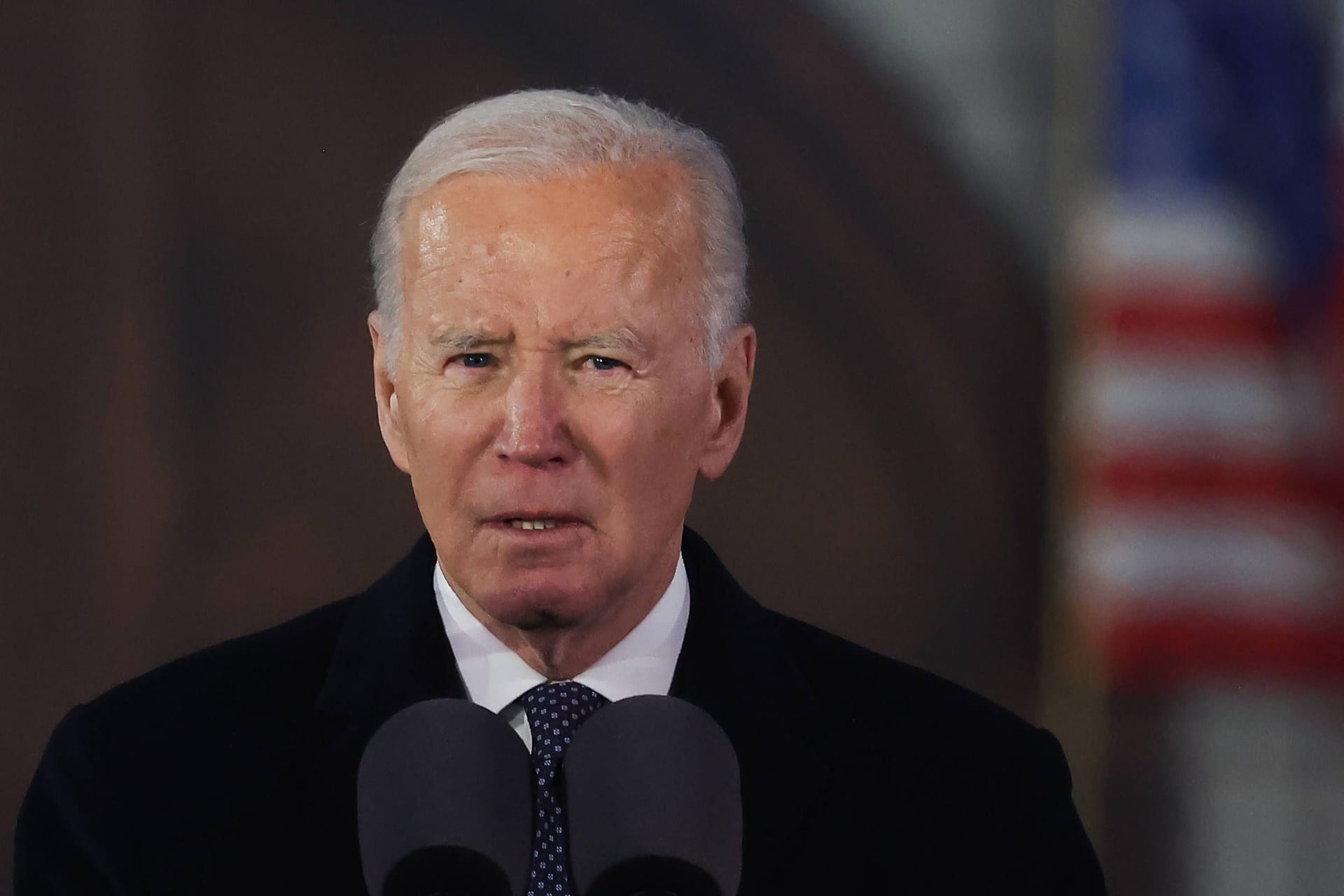 US-Präsident Joe Biden bei seinem Besuch in Polen im Februar 2023.