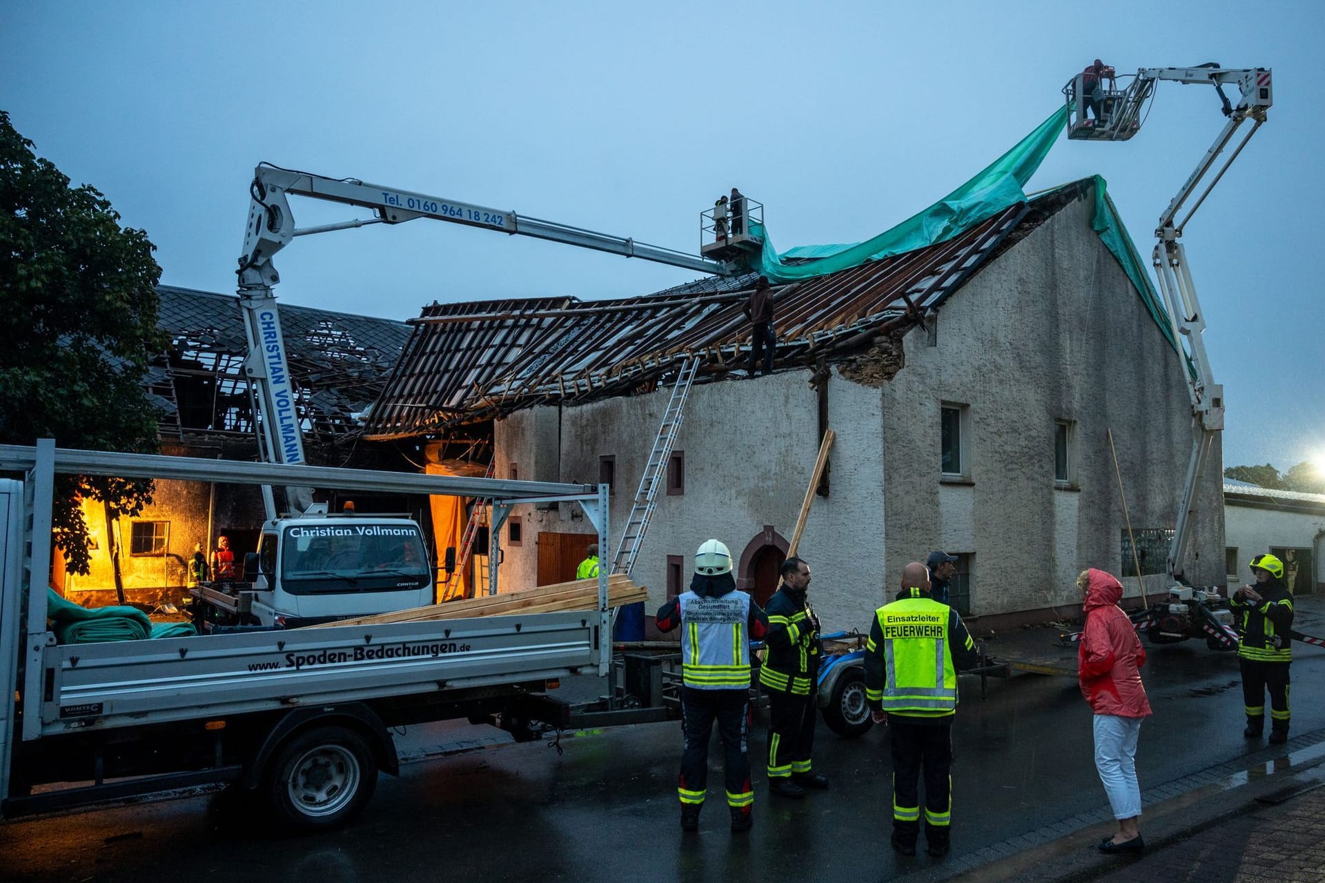 Schwere Sturmschäden: Bilder aus Nusbaum zeigen die Zerstörungswucht.