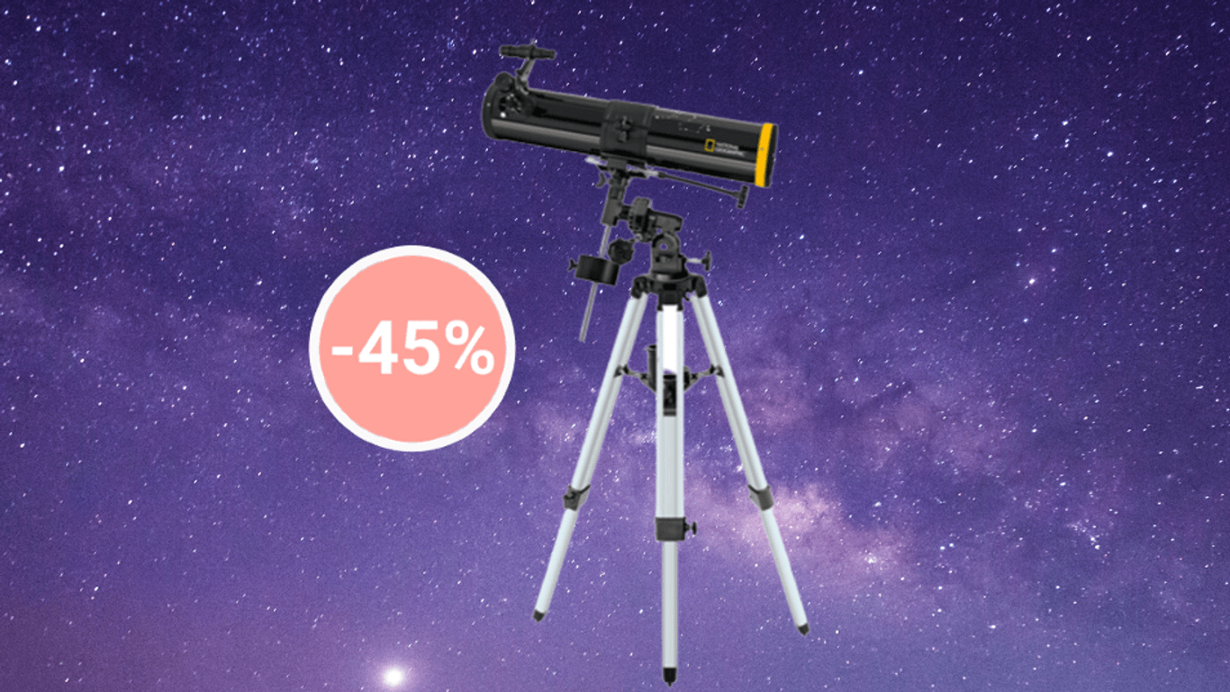 Bei Aldi erhalten Sie heute ein Premium-Teleskop von National Geographic zum Angebotspreis.