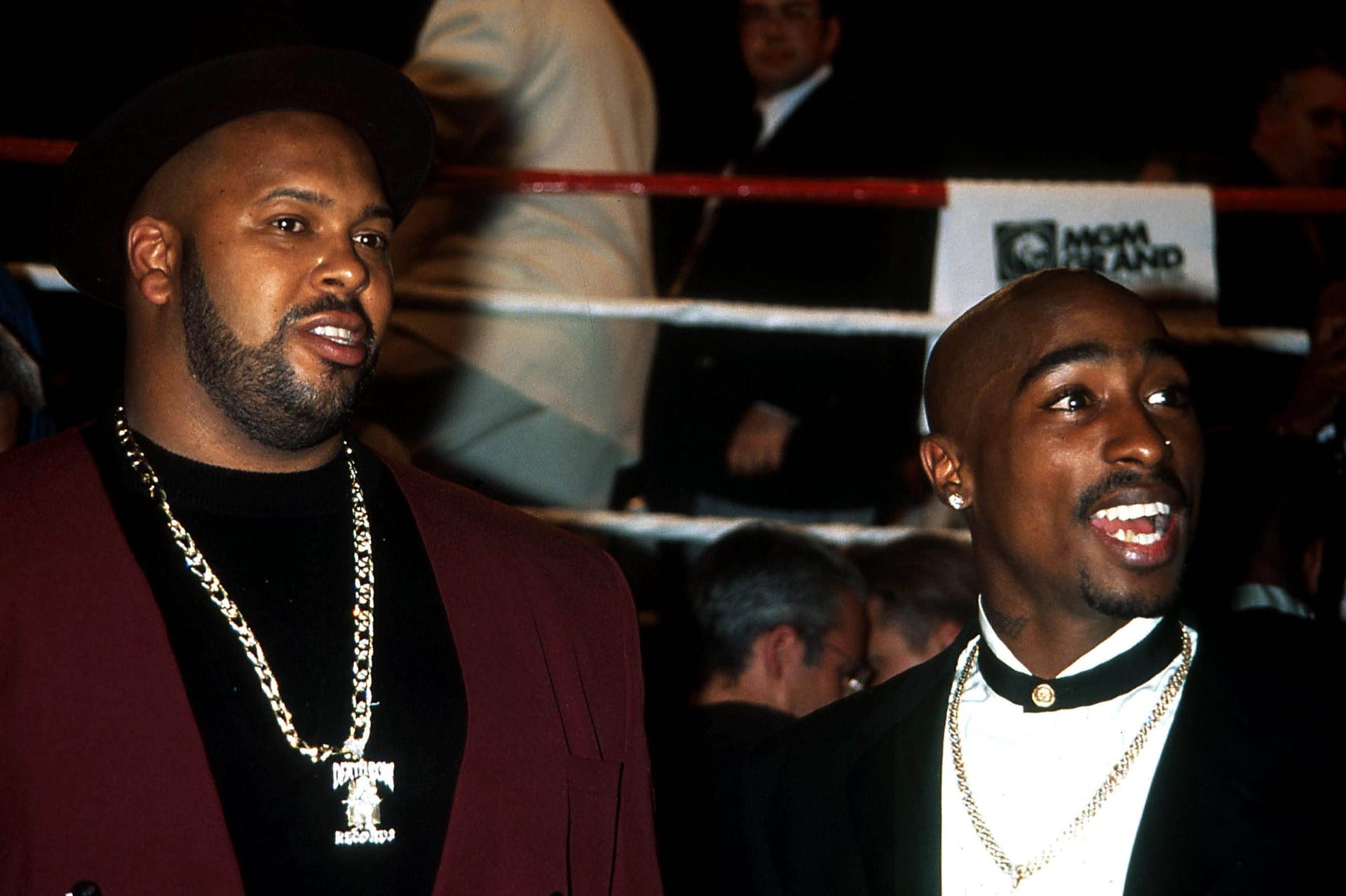 Tupac Shakur mit seinem Manager Suge Knight