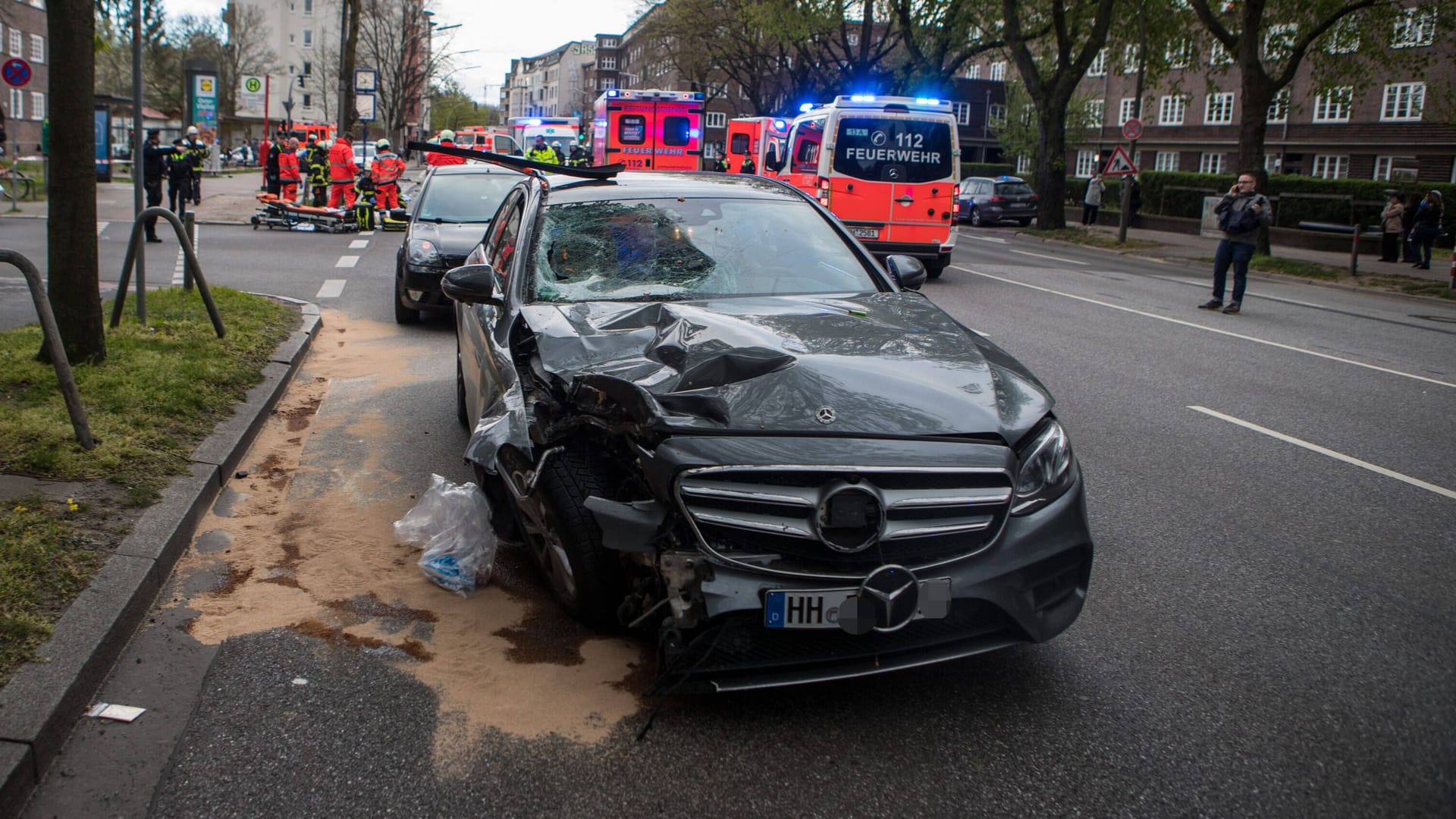 Kieler Straße in Hamburg: Hier hat es 2022 am häufigsten gekracht.