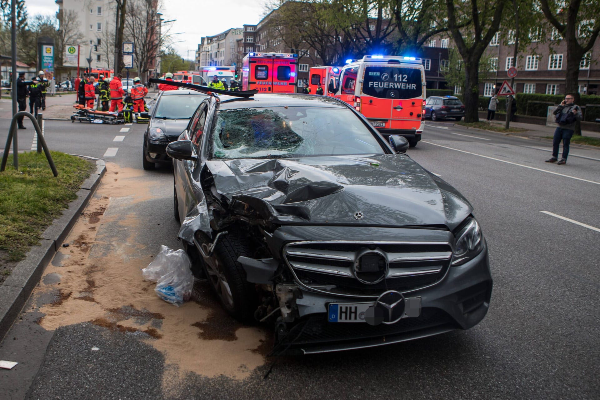 Kieler Straße in Hamburg: Hier hat es 2022 am häufigsten gekracht.