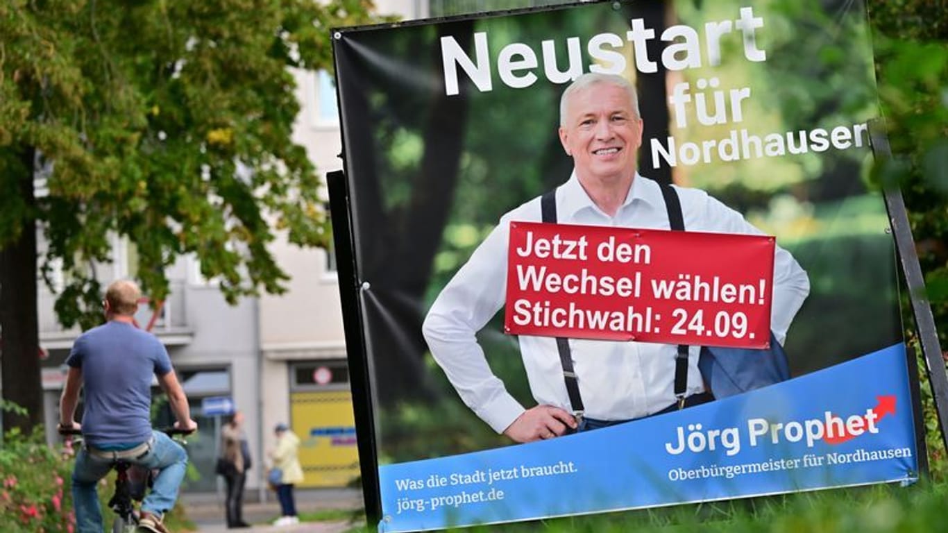 "Neustart für Nordhausen": Prophets Wahlkampfslogan.