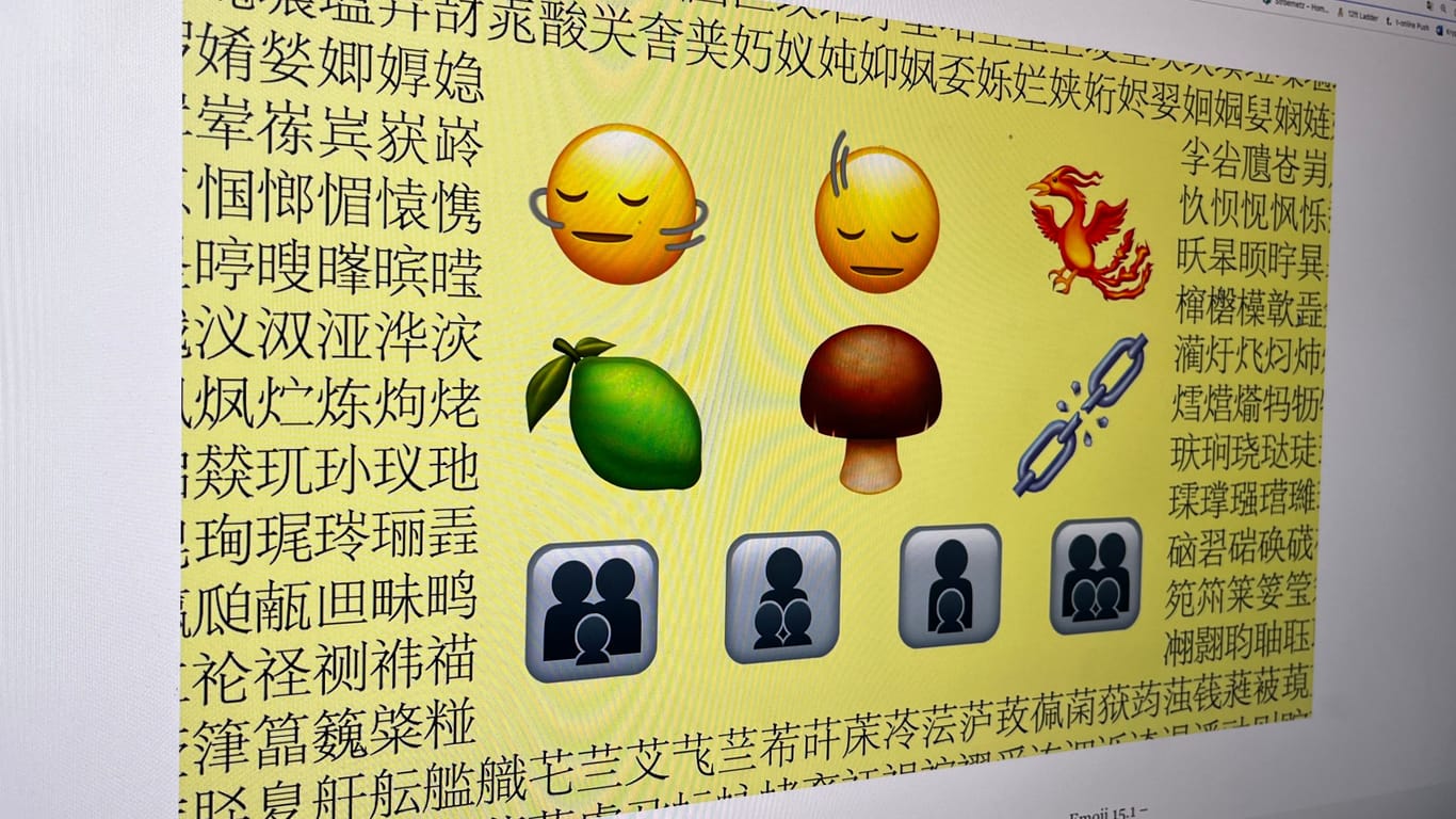 Emojipedia-Webseite: Die Plattform berichtet über neue Emojis für das kommende Jahr.
