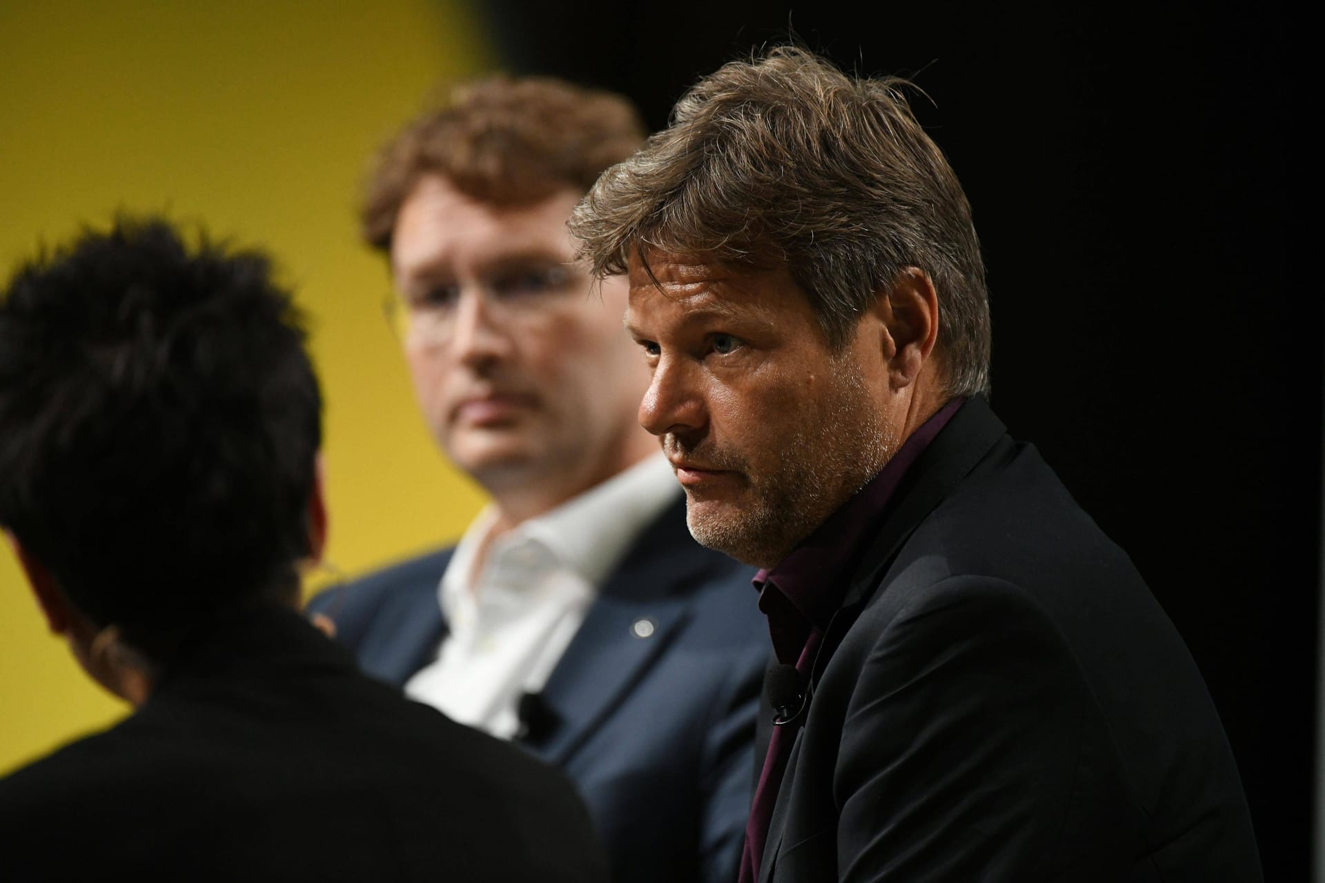 Habeck bei der IAA 2019: Der Grünen-Politiker ist auch dieses Jahr zu Besuch auf der Münchner Auto- und Verkehrsmesse.