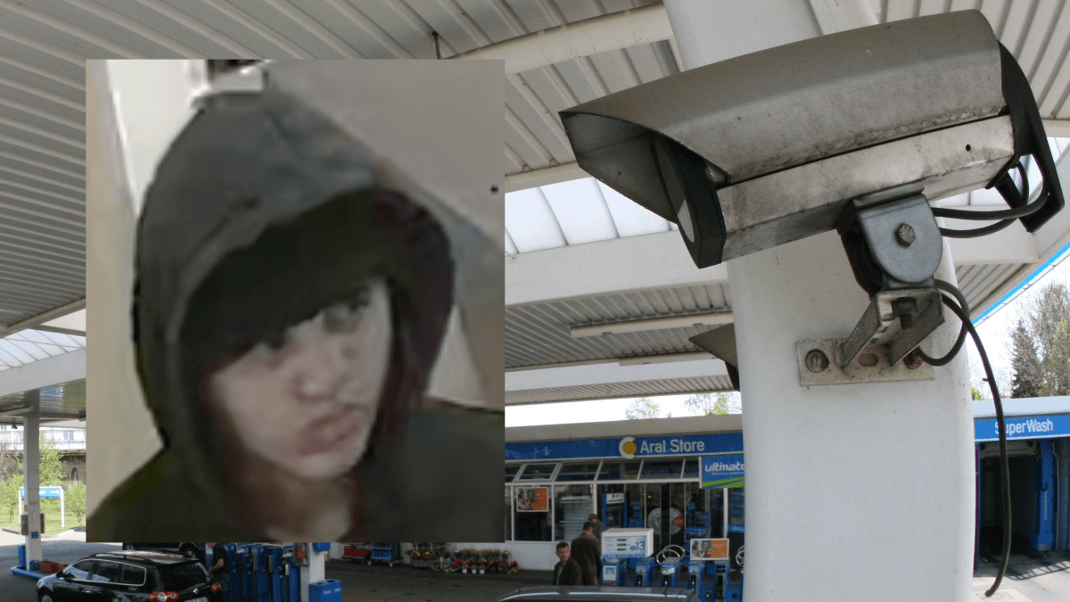 Eine Tankstelle (Symbolbild): Mit diesem Bild der Überwachungskamera fahndet die Polizei nach dem Räuber. Eine Tankstelle (Symbolbild): Mit diesem Bild der Überwachungskamera fahndet die Polizei nach dem Räuber.