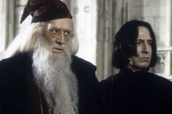Richard Harris und Alan Rickman: Sie standen gemeinsam für zwei "Harry Potter"-Teile vor der Kamera.