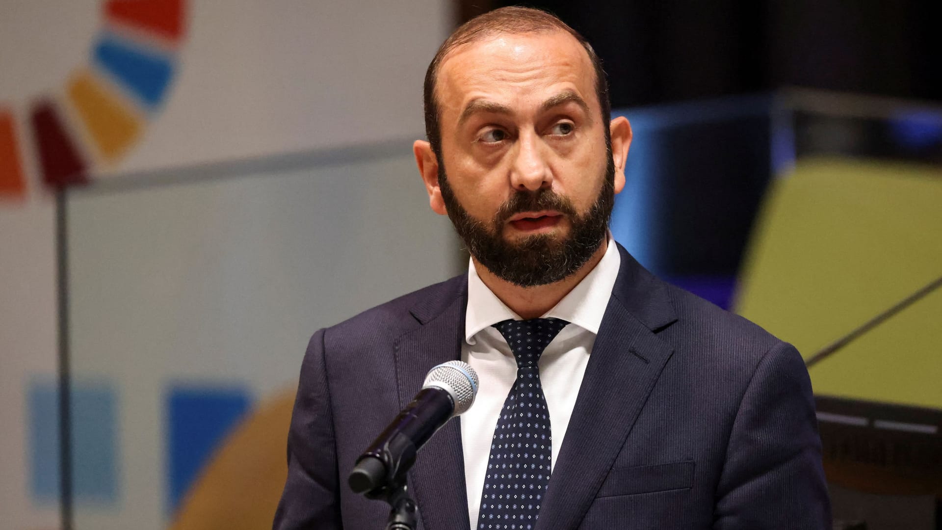 Ararat Mirzoyan der armenische Außenminister bei der UN-Vollversammlung.
