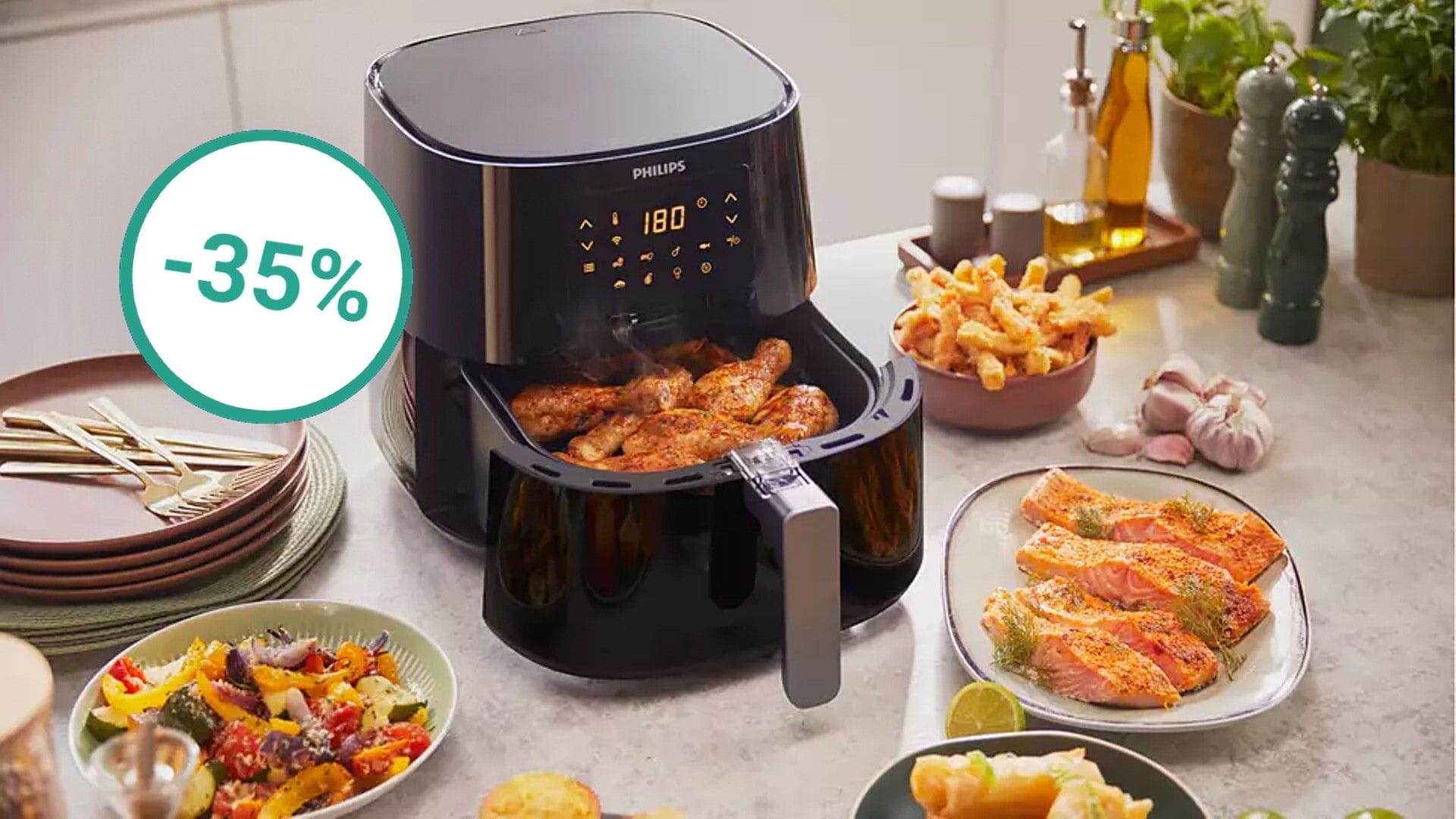 Der beliebte Philips-Airfryer ist in der XL-Version jetzt radikal reduziert im Angebot.