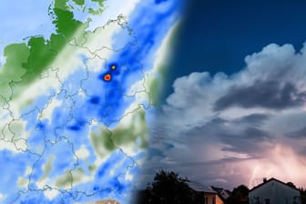Wetter, Unwetter, Deutschland, Wetterausblick, Wetterkarte