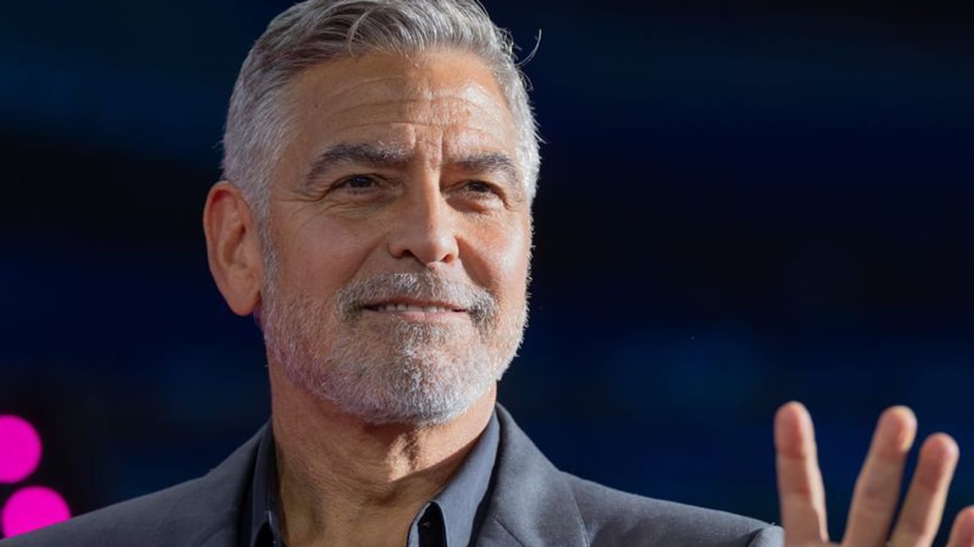 George Clooney, US-amerikanischer Schauspieler, spricht beim Internetkongress Digital X: Der Hollywood-Star war zu Gast in Köln.