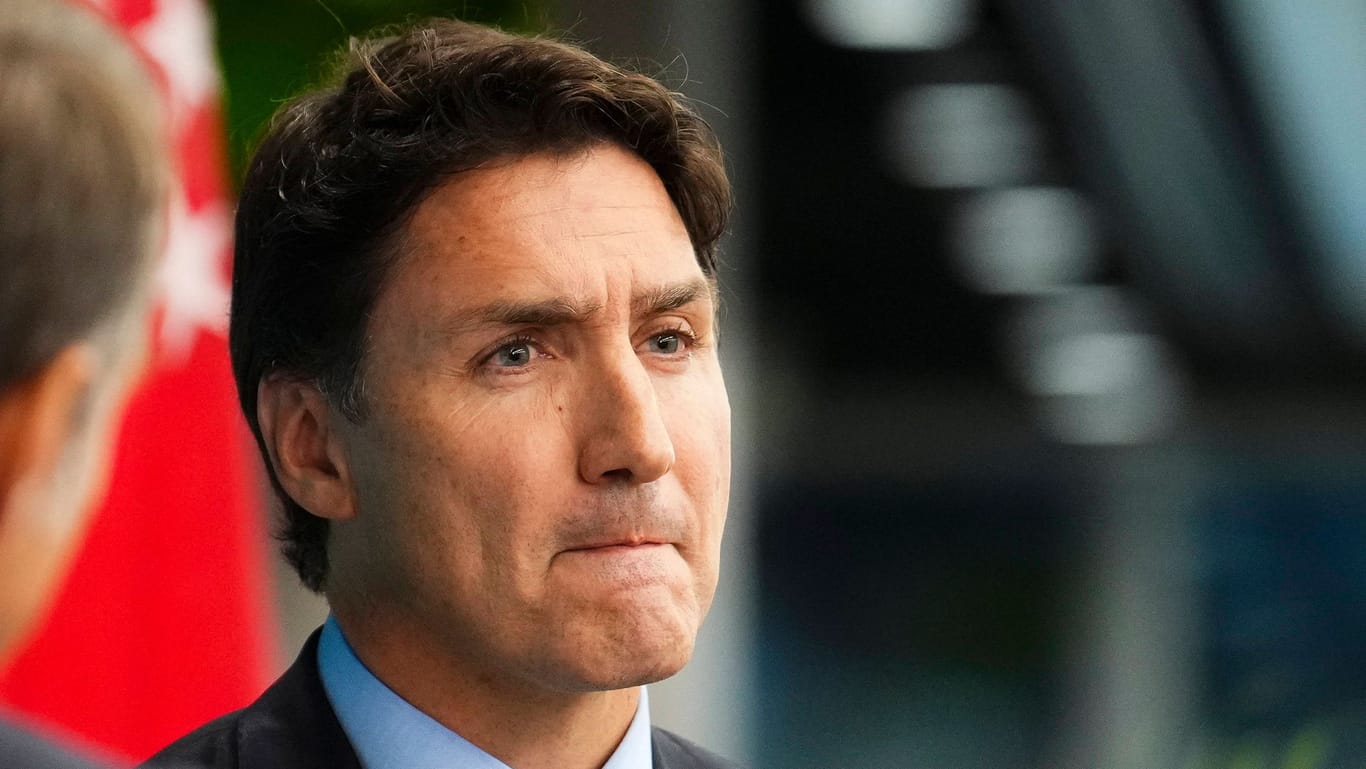 Justin Trudeau (Archivbild): Der kanadische Ministerpräsident sitzt in Indien fest.