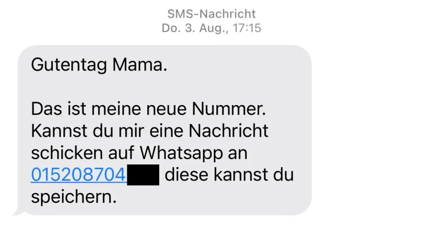Diese Nachricht hatten mittlerweile Abertausende Deutsche auf dem Telefon. ist da am anderen Ende wirklich das eigene Kind? Und ist es in Not?