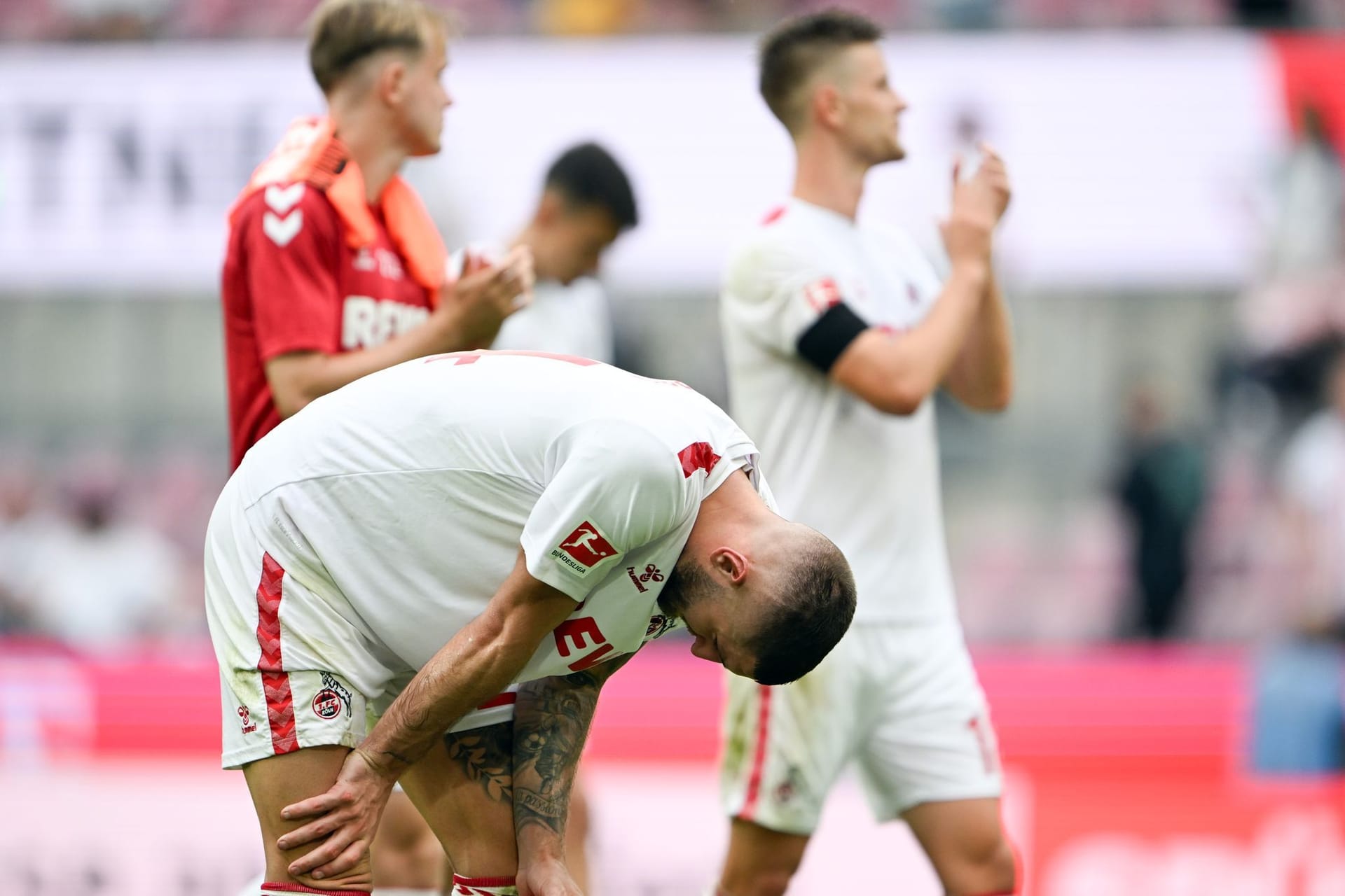 Kölns Jeff Chabot nach dem Spiel gegen Hoffenheim (Archiv): Die Kölner verloren am Wochenende gegen Hoffenheim 1:3.