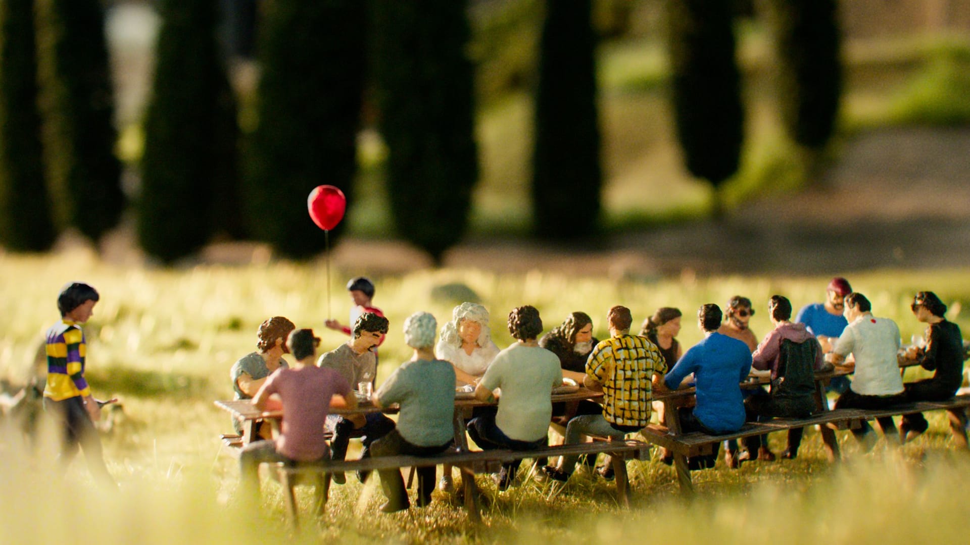 Die Zwillinge haben sich unter eine Picknick-Gesellschaft geschmuggelt: In dem Film erleben die Gründer ihre eigene Welt. Die Zwillinge haben sich unter eine Picknick-Gesellschaft geschmuggelt: In dem Film erleben die Gründer ihre eigene Welt.