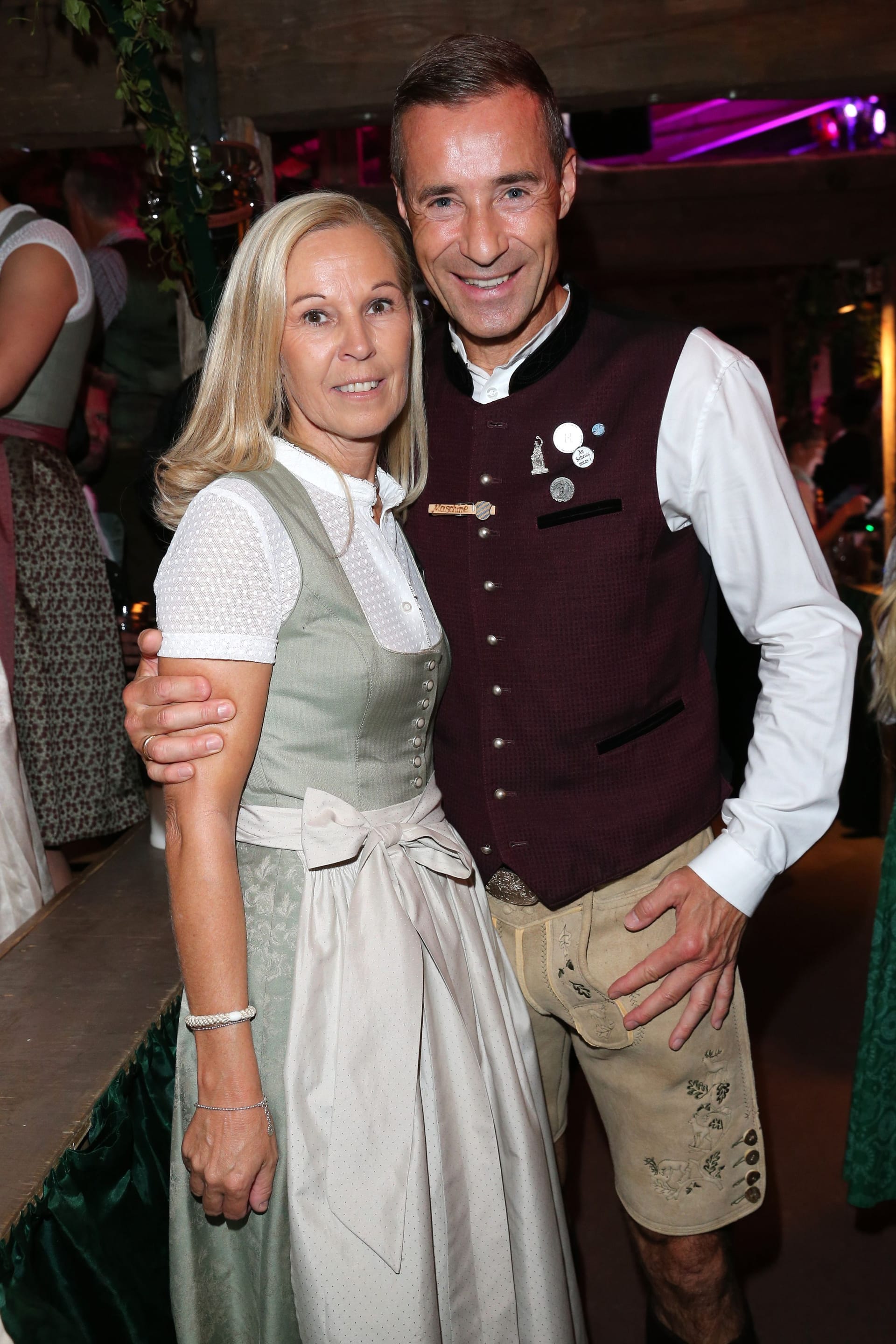 Ilke und Kai Pflaume: Das Paar besuchte gemeinsam das Oktoberfest.