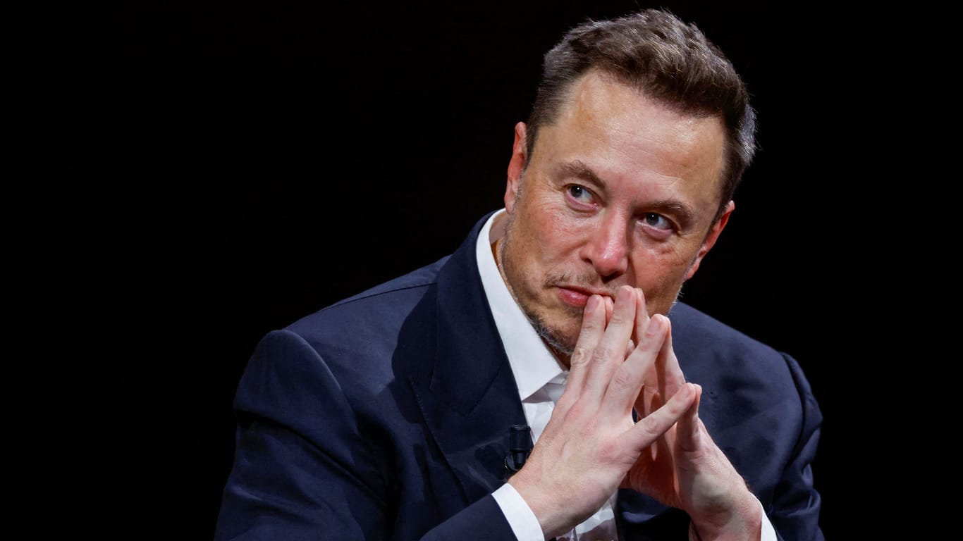 Mogul mit Macht: Elon Musk, Chef von SpaceX und Tesla und Besitzer von X, ehemals Twitter.