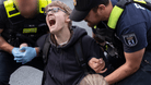 Umstrittenes Vorgehen der Polizei: Die Klimaaktivisten erheben schwere Vorwürfe.