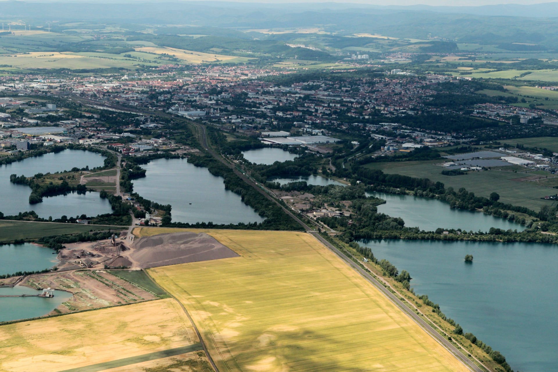 Sundhäuser Seen (Archivbild): In Nordhausen sind zwei Menschen beim Tauchen gestorben.