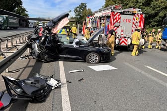 Schwerer Lkw-Unfall auf der A3 bei Duisburg-Wedau