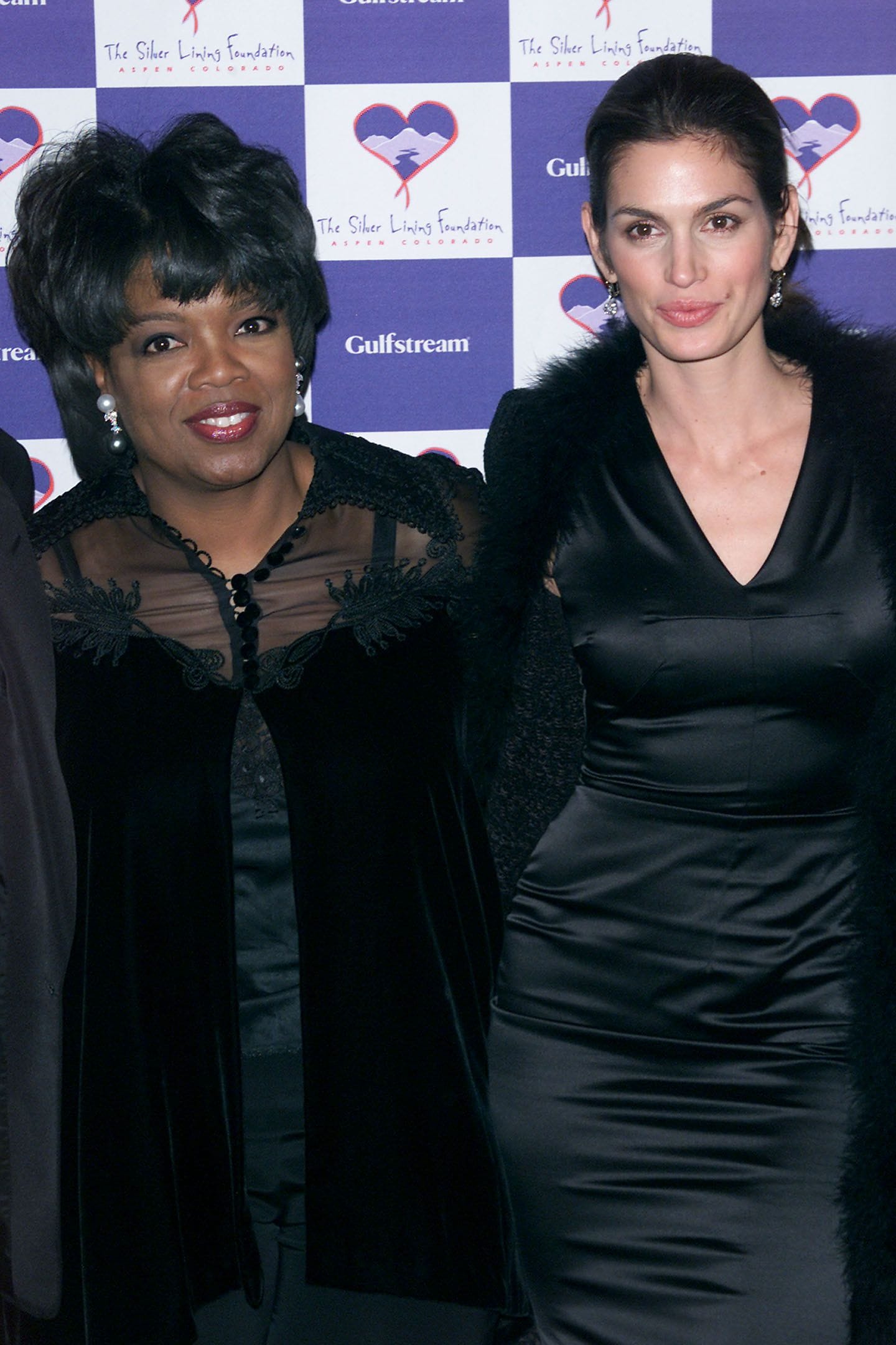 Oprah Winfrey und Cindy Crawford: Hier gemeinsam 2001 bei einem Event