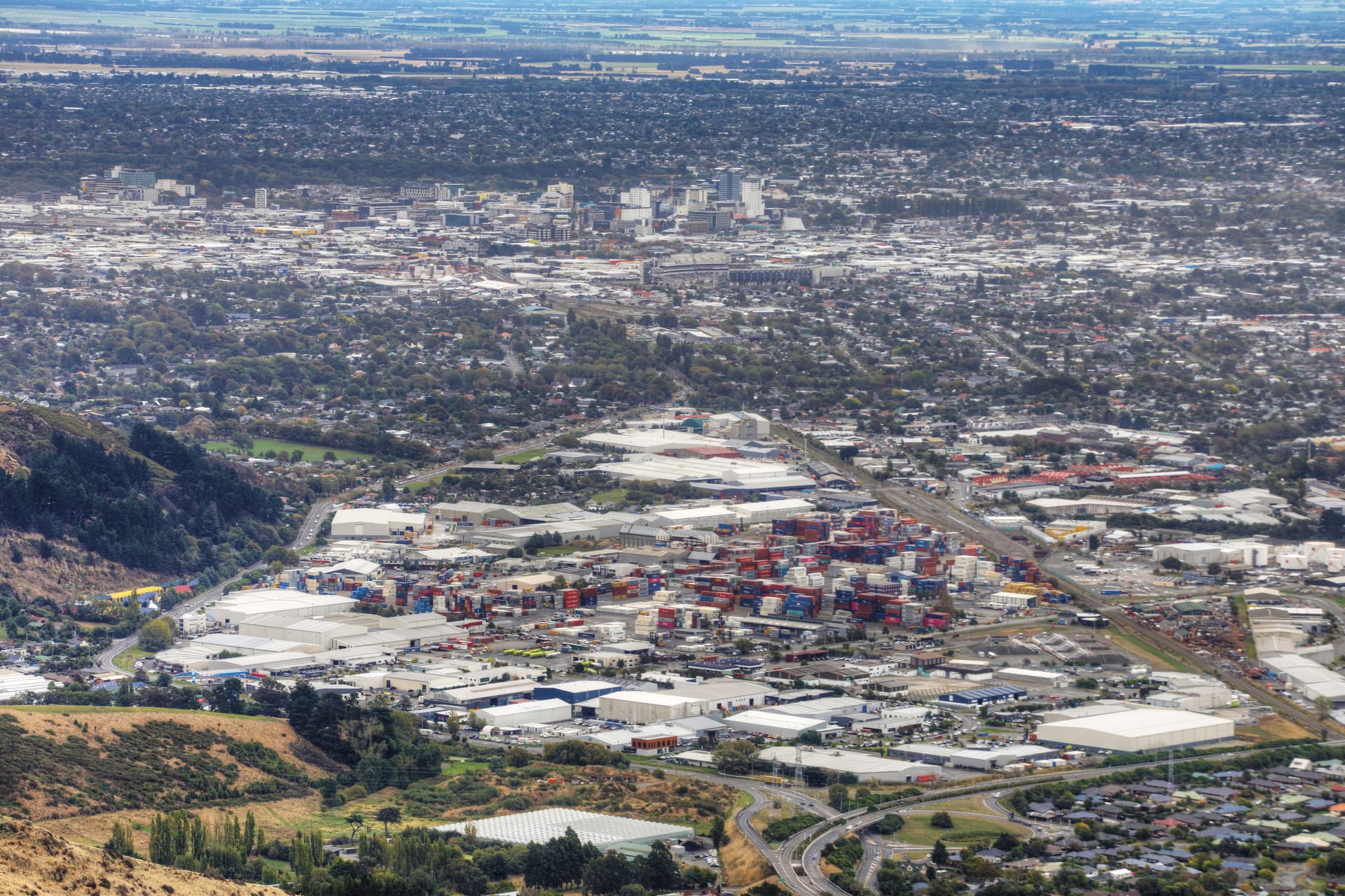 Blick auf Christchurch: In Neuseeland hat die Erde gebebt.