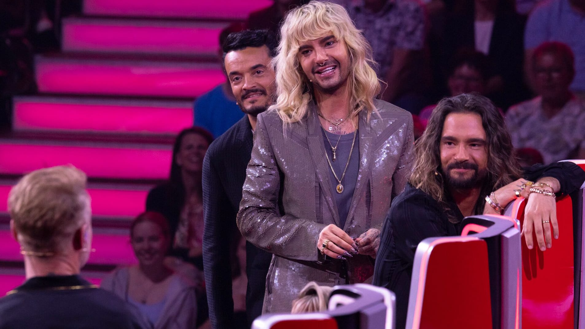 "The Voice of Germany": Giovanni Zarrella sowie Bill Kaulitz und Tom Kaulitz als Juryteam.