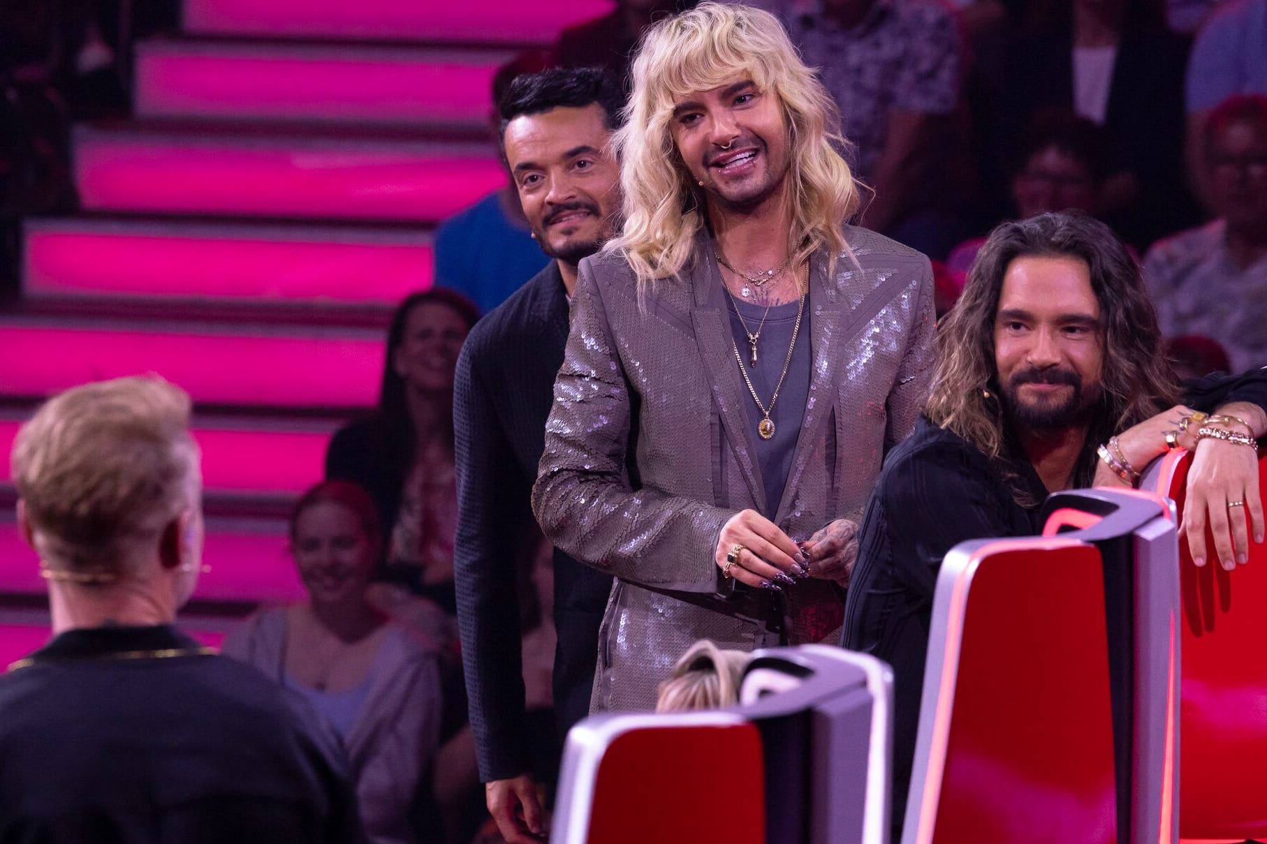 "The Voice of Germany": Giovanni Zarrella sowie Bill Kaulitz und Tom Kaulitz als Juryteam.