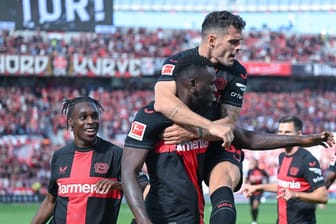 Jubel bei Bayer: Leverkusen bleibt weiter ungeschlagen.