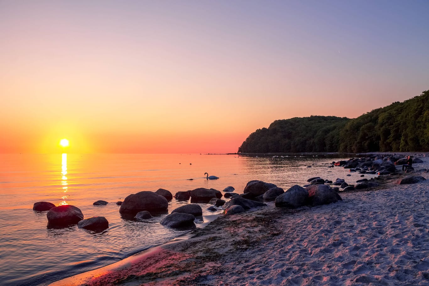 Ostseebad Binz Sonnenuntergang