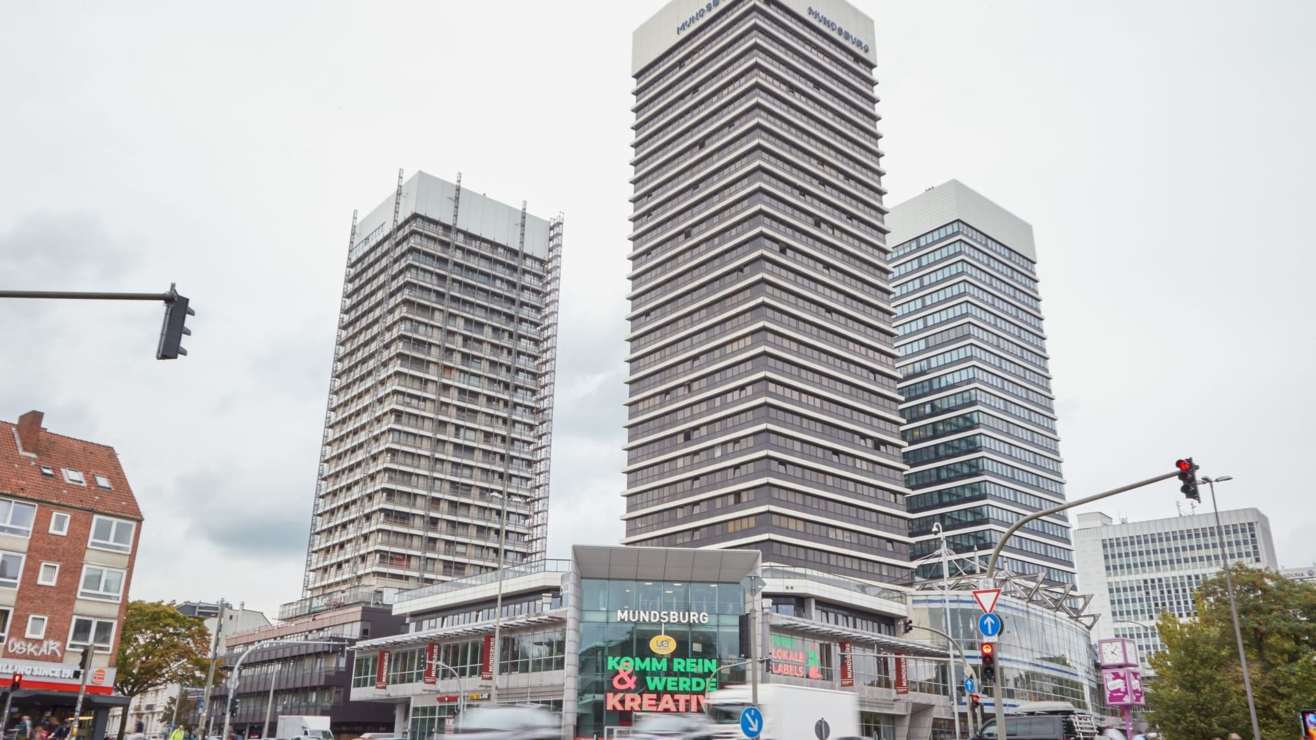 Flüchtlinge im Mundsburg Tower