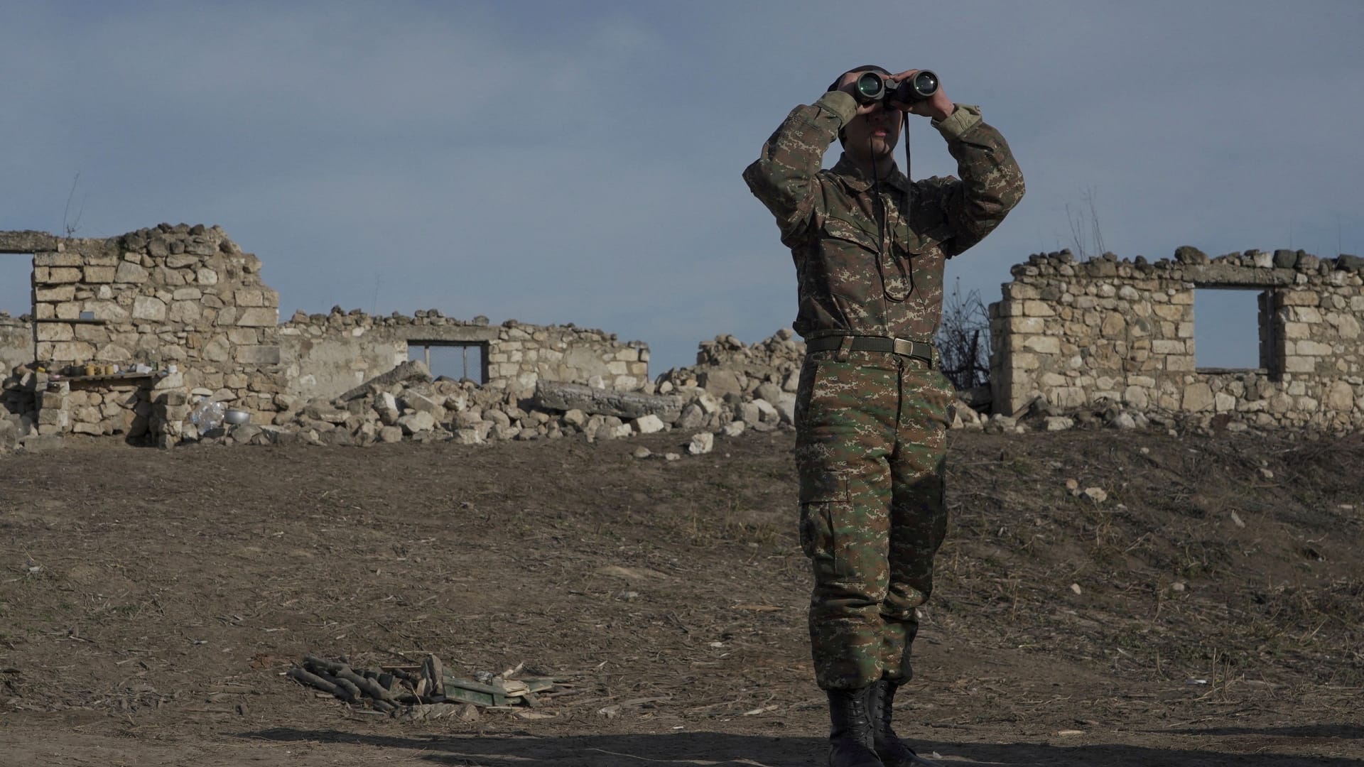 Soldat in der Region Bergkarabach (Symbolbild): Die Region hat einen neuen Präsidenten gewählt.