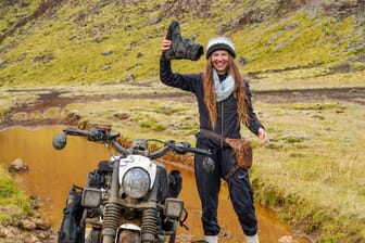 Mit dem Bike um die Welt: Seit vier Jahren reist Ann-Kathrin Bendixen aka. "Affe auf Bike" durch zahlreiche Länder.