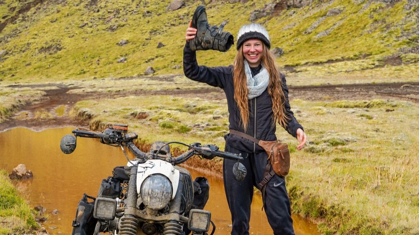Mit dem Bike um die Welt: Seit vier Jahren reist Ann-Kathrin Bendixen aka. "Affe auf Bike" durch zahlreiche Länder.