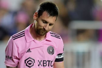 Lionel Messi enttäuscht: Für ihn gibt es in seiner ersten MLS-Saison definitiv nicht den ersten Titel.