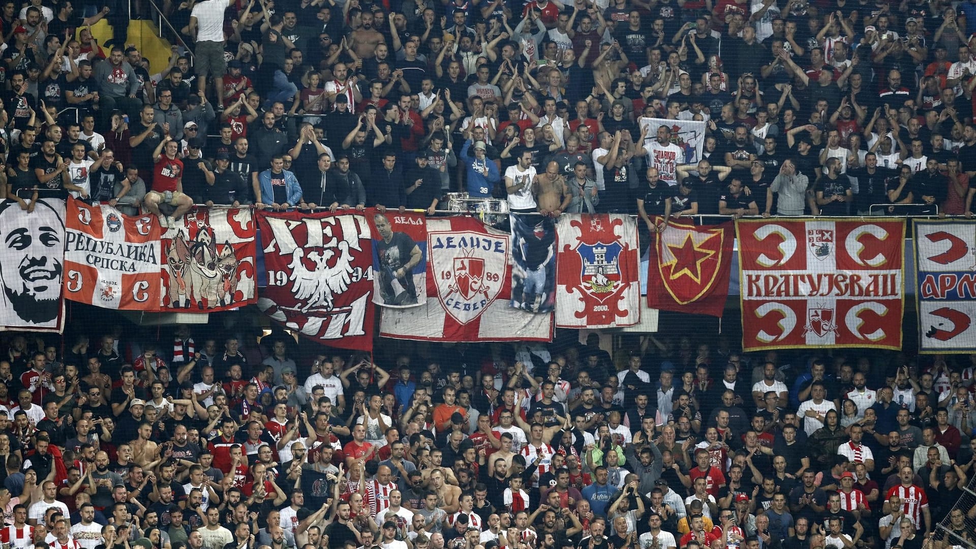 Fans von Roter Stern Belgrad