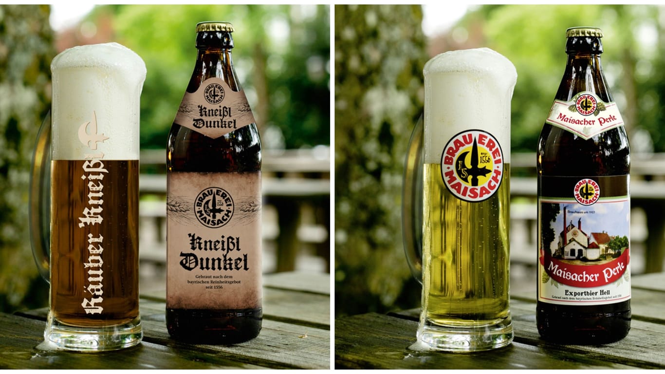 Biersorten der Brauerei Maisach (Symbolfoto): Bis zum Frühling wird im Landkreis Fürstenfeldbruck dieses Bier noch produziert.