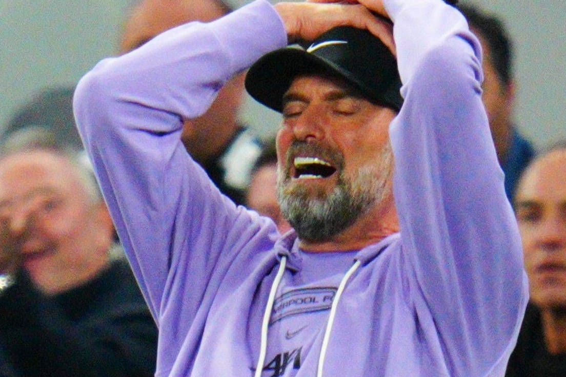 Jürgen Klopp: Der Trainer war fassungslos ob einer Schiedsrichterentscheidung beim Spiel gegen Tottenham.