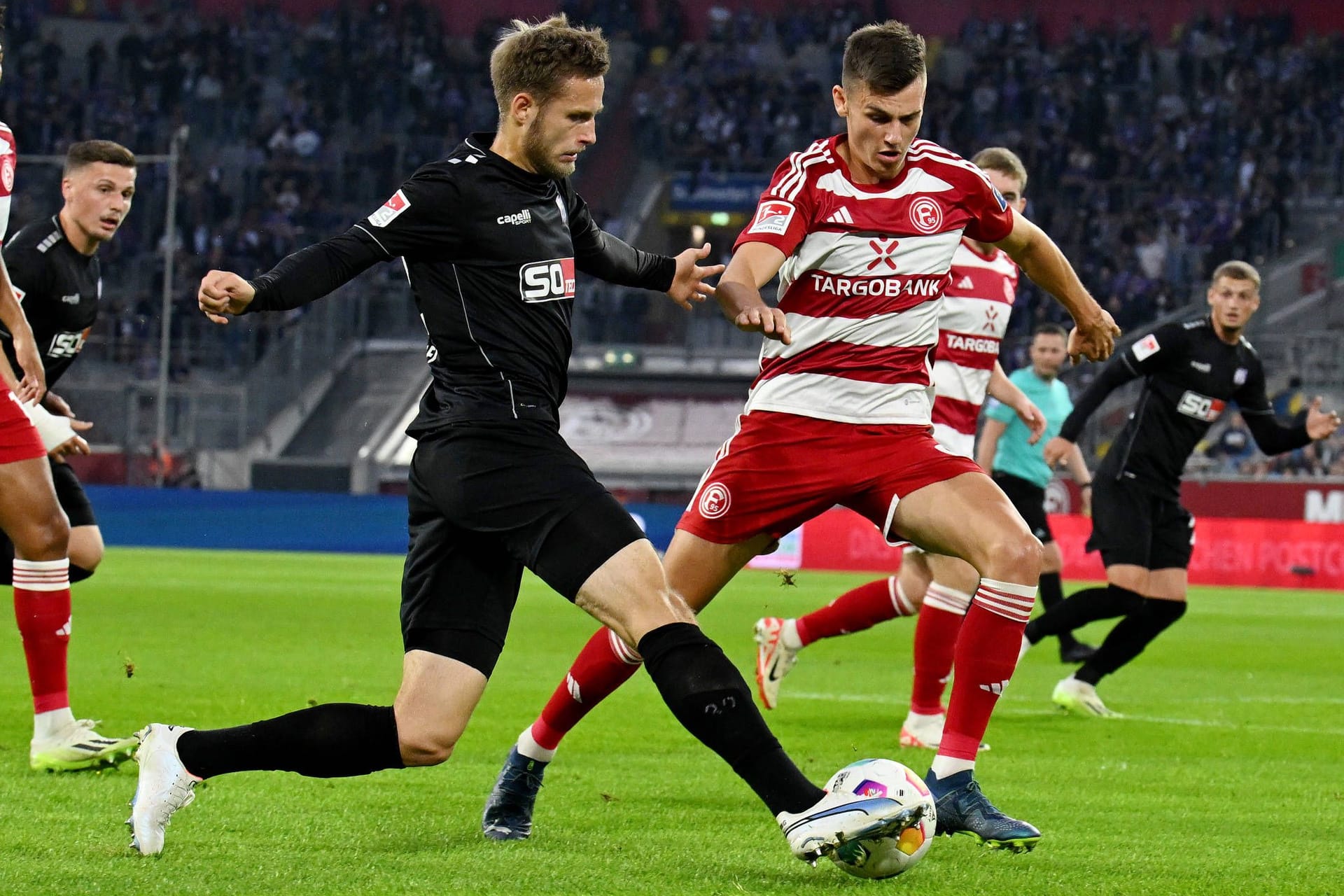 Geriet in den Hintergrund: Das Spiel zwischen Fortuna Düsseldorf und dem VfL Osnabrück.